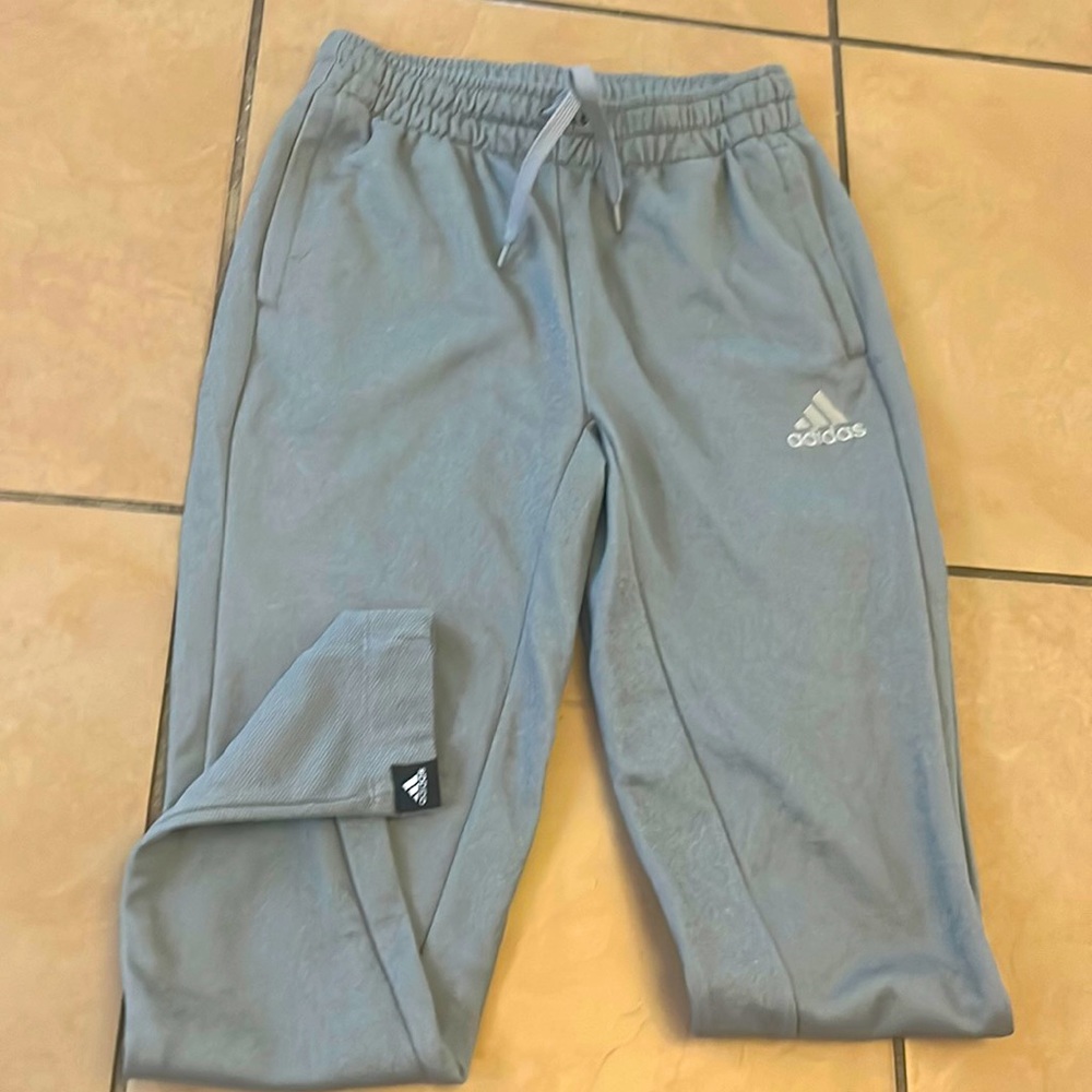 Adidas sweats XS gray length long only used once